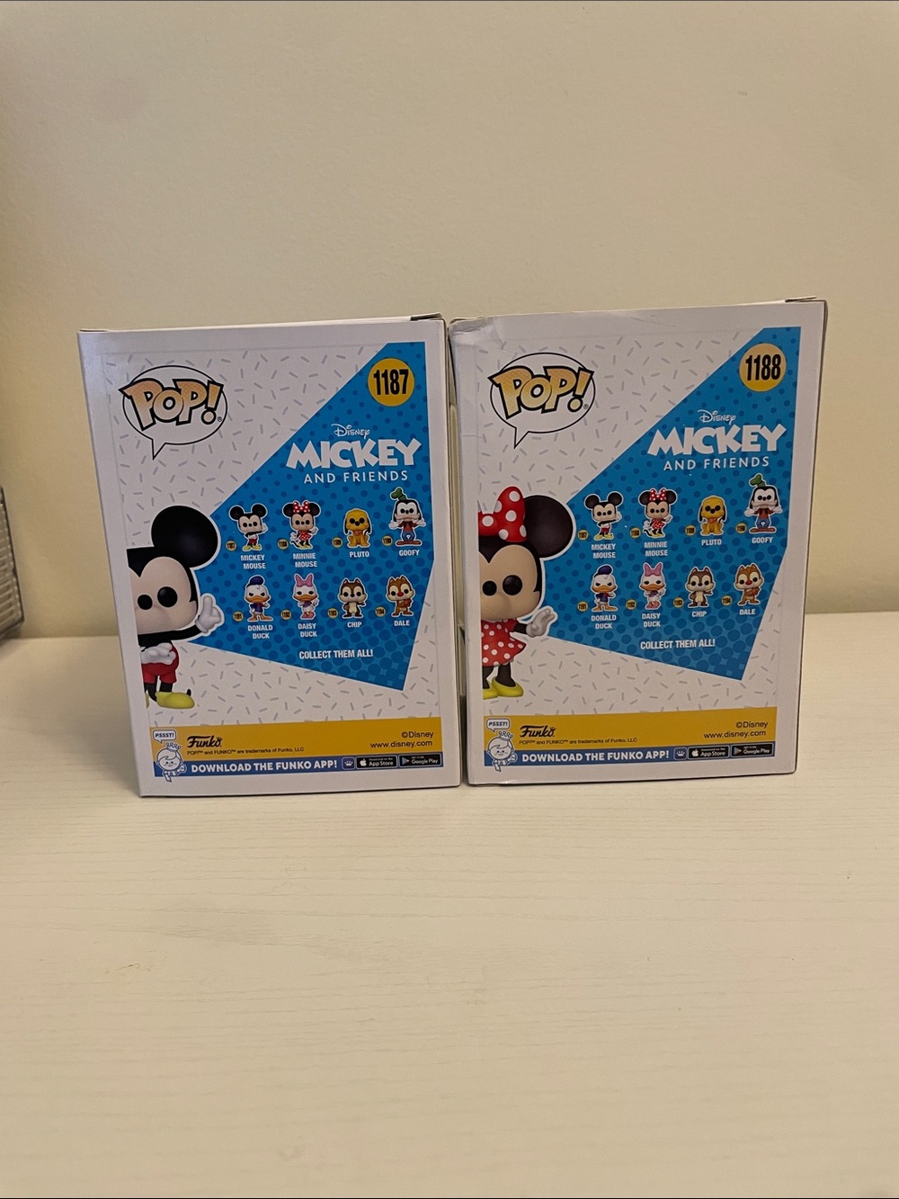 Funko Pop! Mickey Mouse & Minnie Mouse Vinyl Duo - Black, Red, Yellow, White - Picture 2 of 2